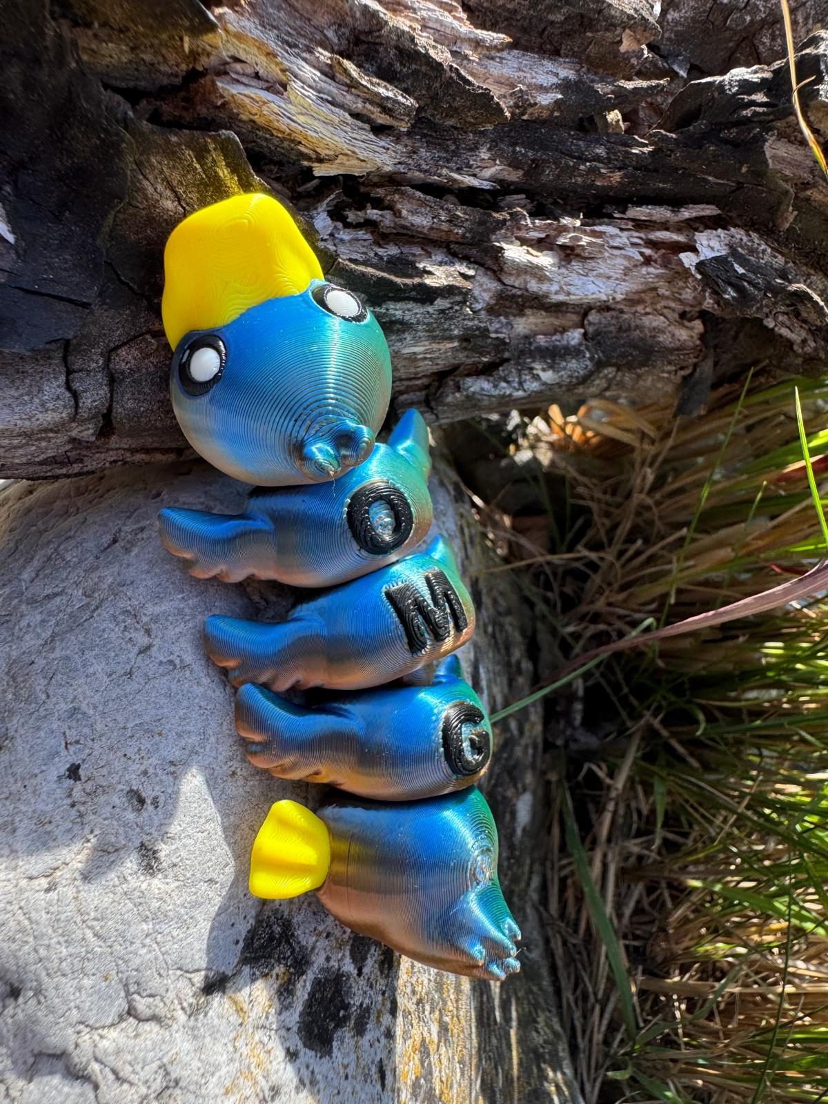 OMG 3D Flexi Ente als Kühlschrankmagnet