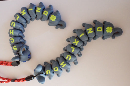 Niedlicher, beweglicher 3D-gedruckter Anhänger
